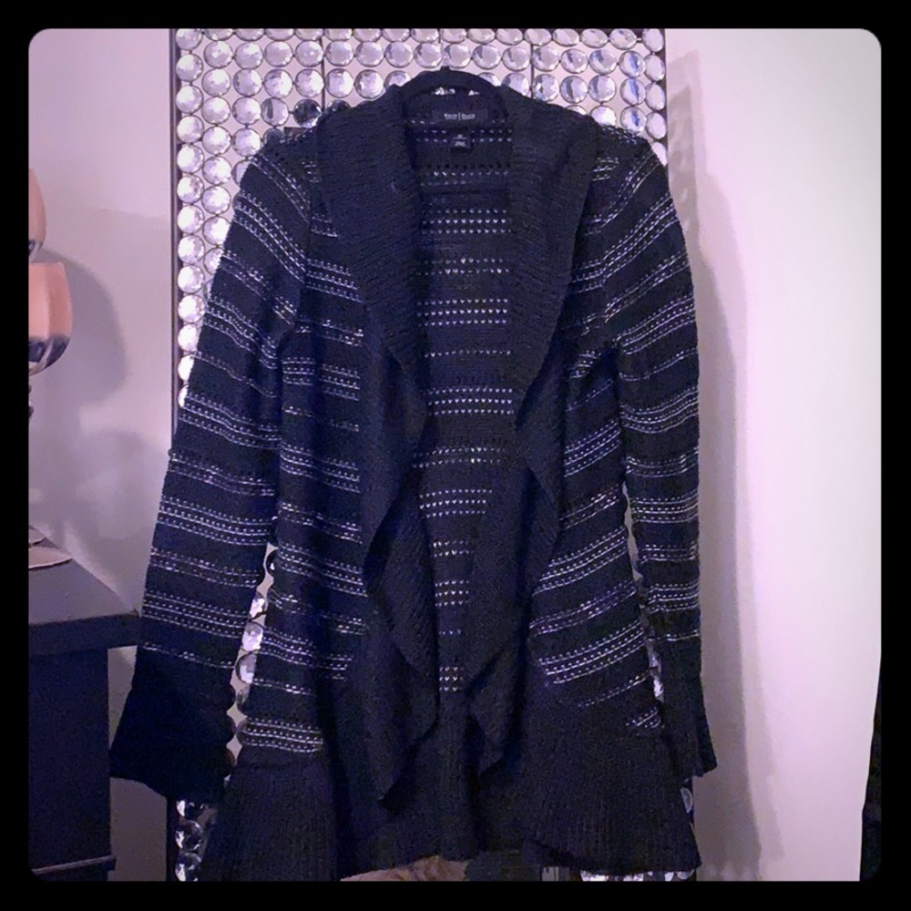 White House Black Market B&W sweater